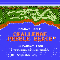 Challenge Pebble Beach Title Screen